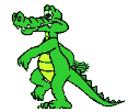 Laufendes Krokodil
